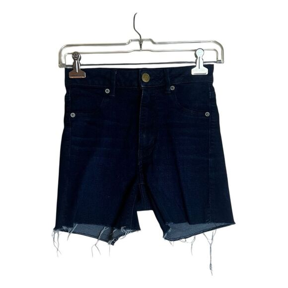 3 for $30! American eagle dark wash distressed shorts - Picture 1 of 7